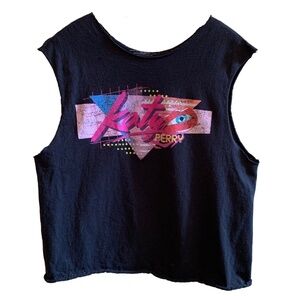 2017 Katy Perry Witness Tour T-Shirt Cut Sleeves L